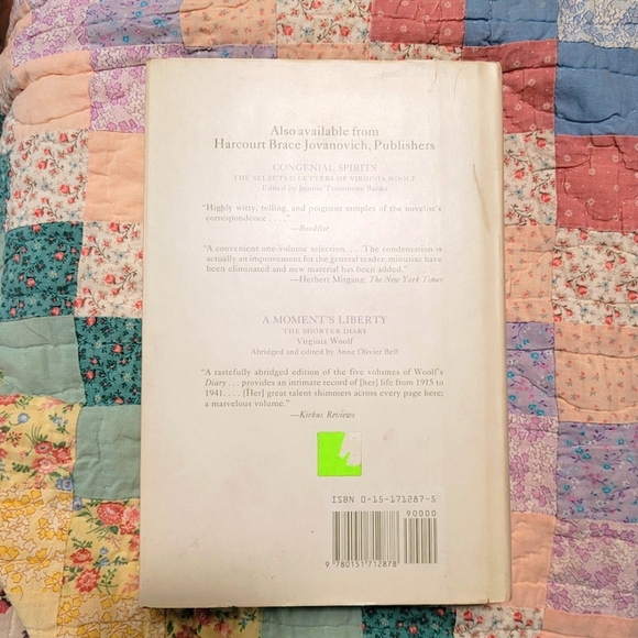 A Passionate Apprentice Hardcover Book by Virginia Woolf 1st Edition 1990 EUC - Picture 2 of 6